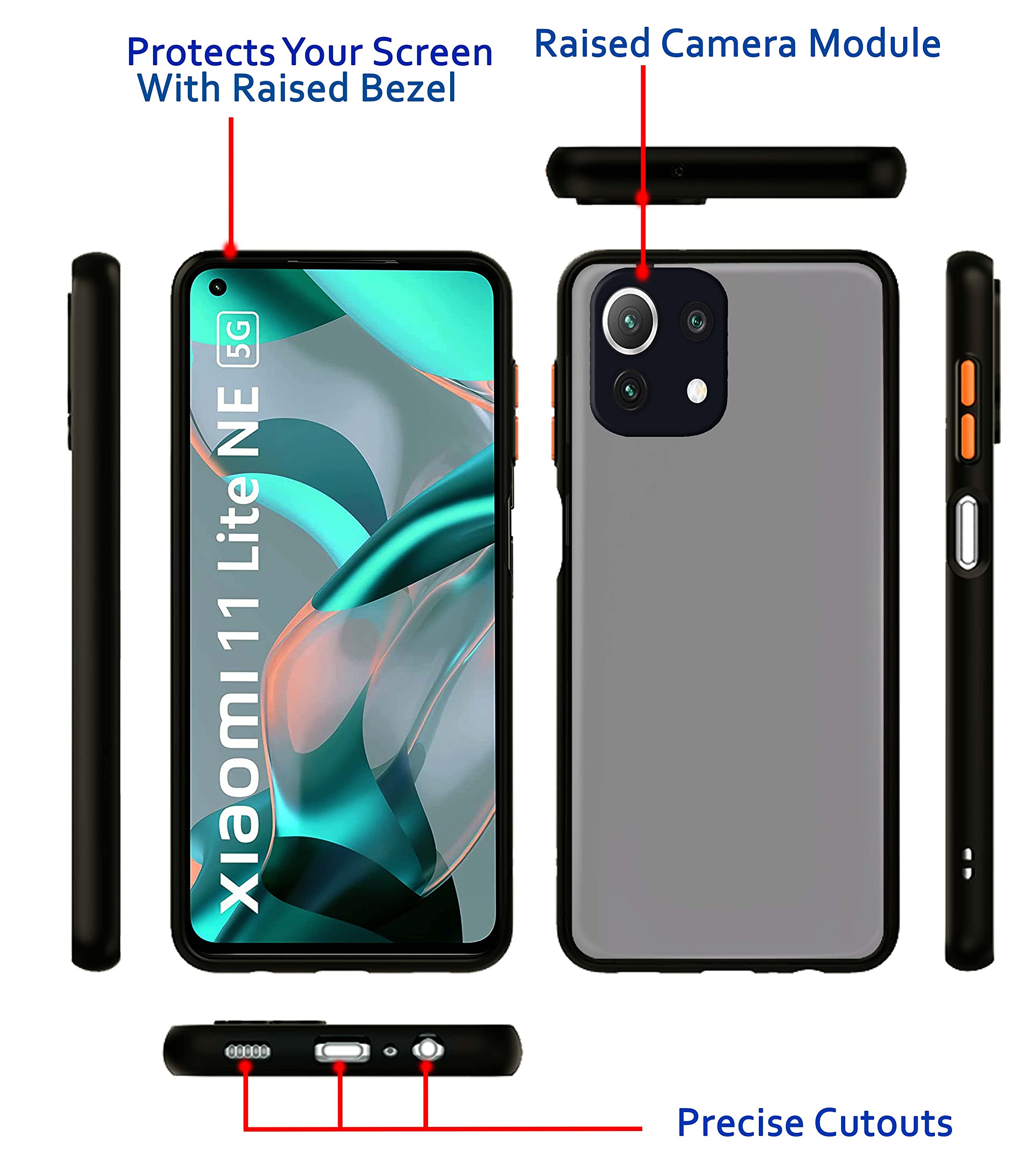 Black phone cover for Mi 11 Lite – Pikkme – photo 3