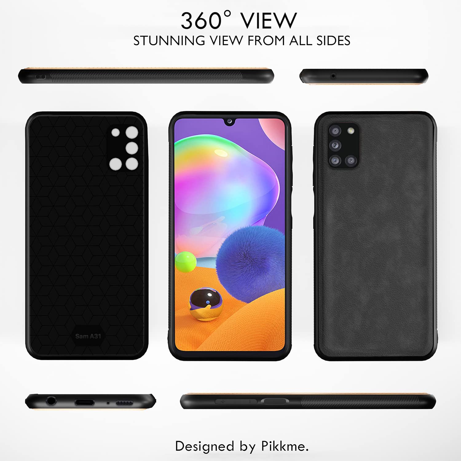Samsung A31 mobile cover in grey by Pikkme – photo 3