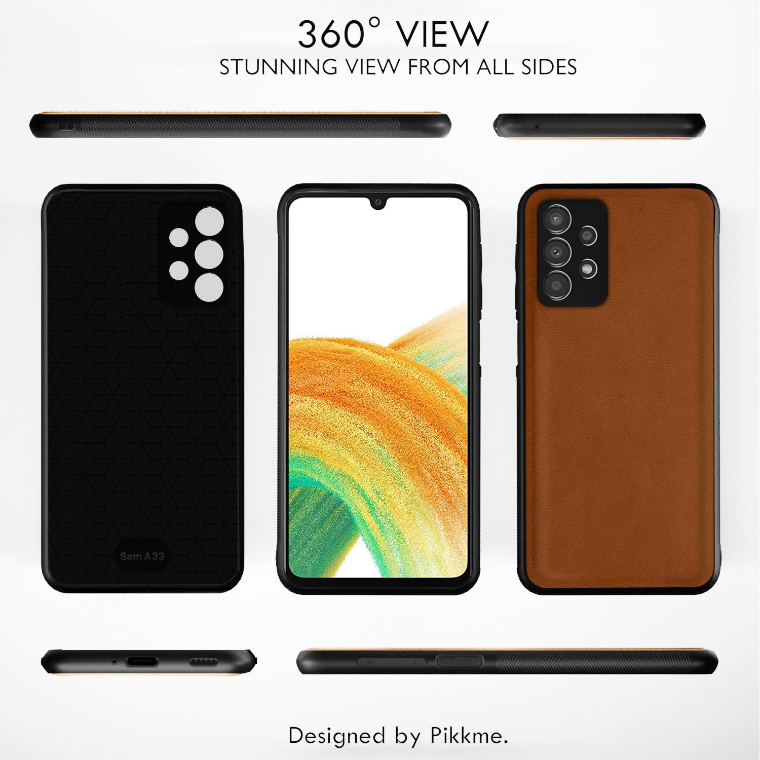 Camel Leather phone cover for Samsung A33 5G – Pikkme – photo 3