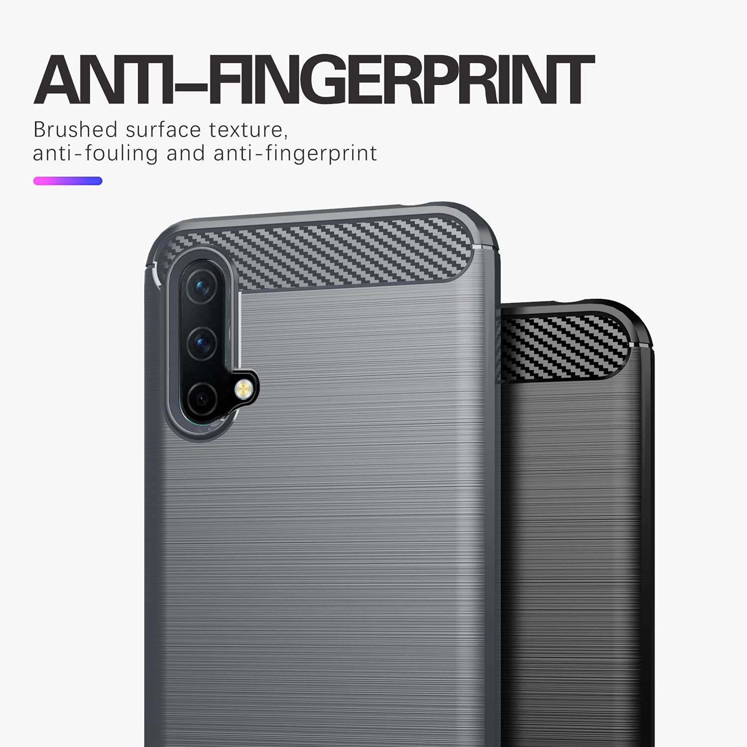 Pikkme black Matte mobile back cover for OnePlus Nord CE 5G – photo 2