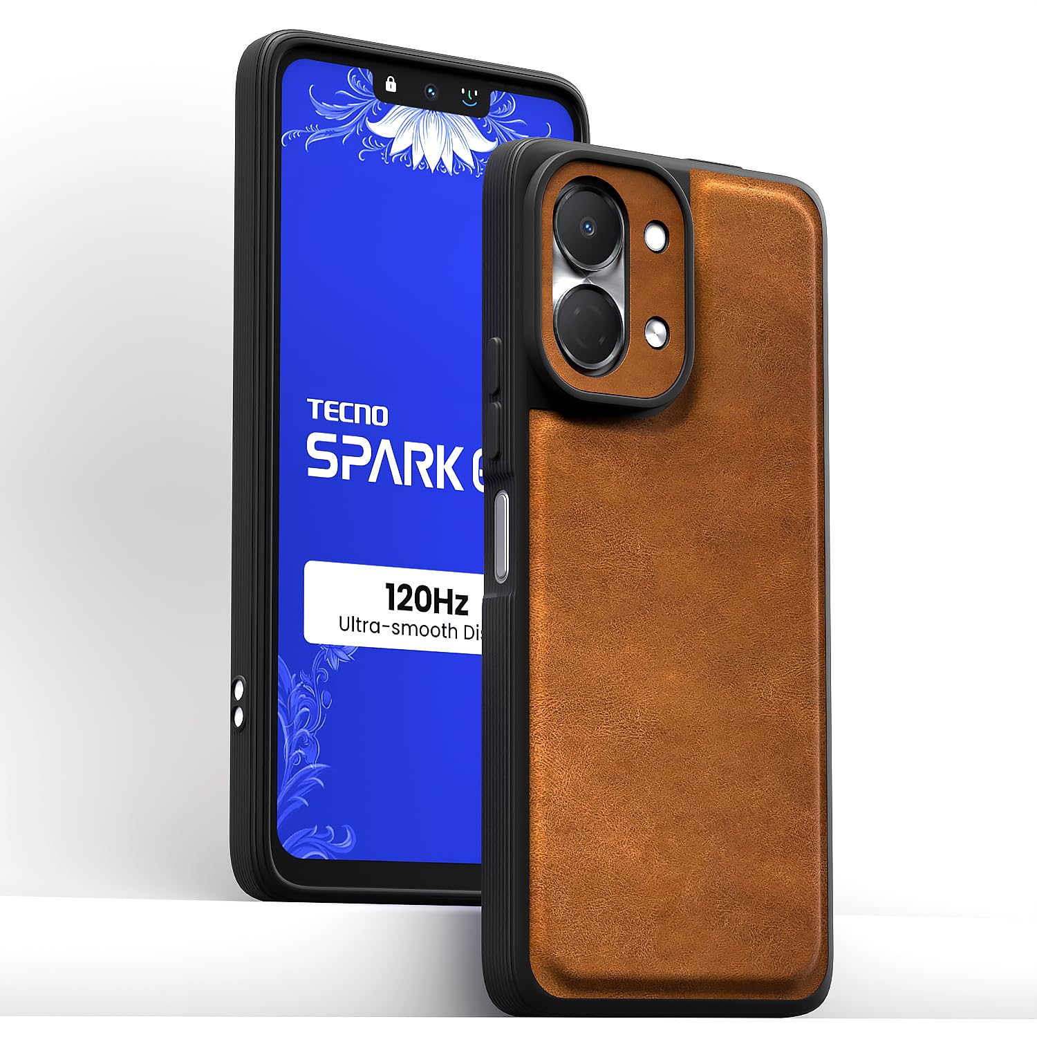 Pikkme brown mobile back cover for Tecno Spark Go 3 – photo 2