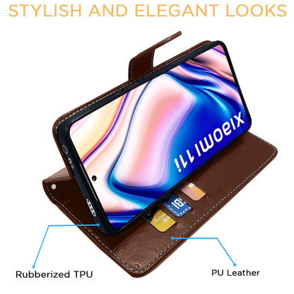 Brown & coffee flip case for Mi 11i 5G/11i – Pikkme – photo 5