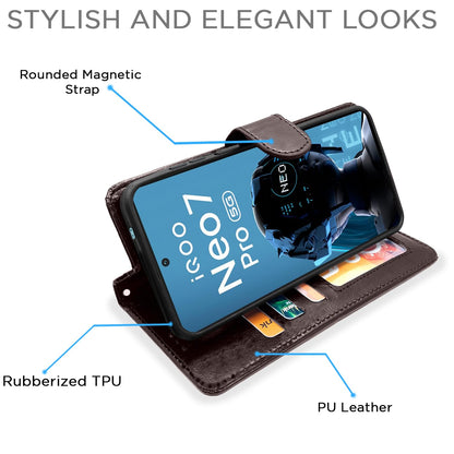 Coffee Wallet flip case for iQOO Neo 7 Pro 5G – Pikkme – photo 3