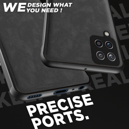 Pikkme Samsung M32 Prime/M32 4G Leather grey mobile cover – photo 4