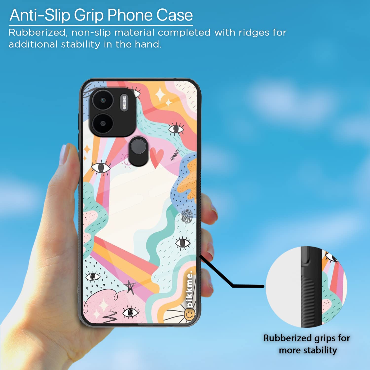Redmi A1 Plus/A2 Plus/Poco C50 Hybrid mobile back cover by Pikkme – photo 5