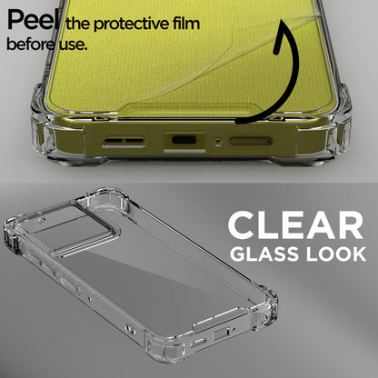 Moto G86 Power 5G Clear mobile back cover in transparent by Pikkme – photo 3