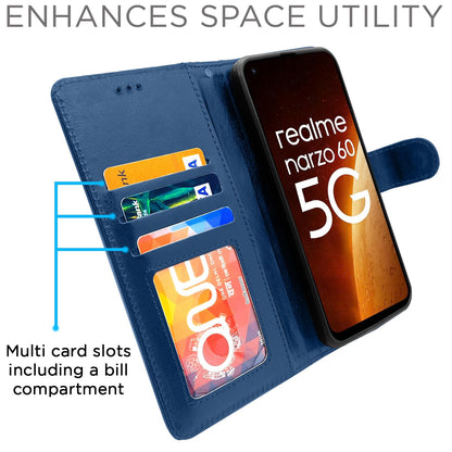 Blue Wallet wallet flip cover for Realme Narzo 60 5G – Pikkme – photo 3