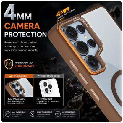 Pikkme Samsung S25 Ultra 5G MagSafe brown mag-safe mobile cover – photo 4