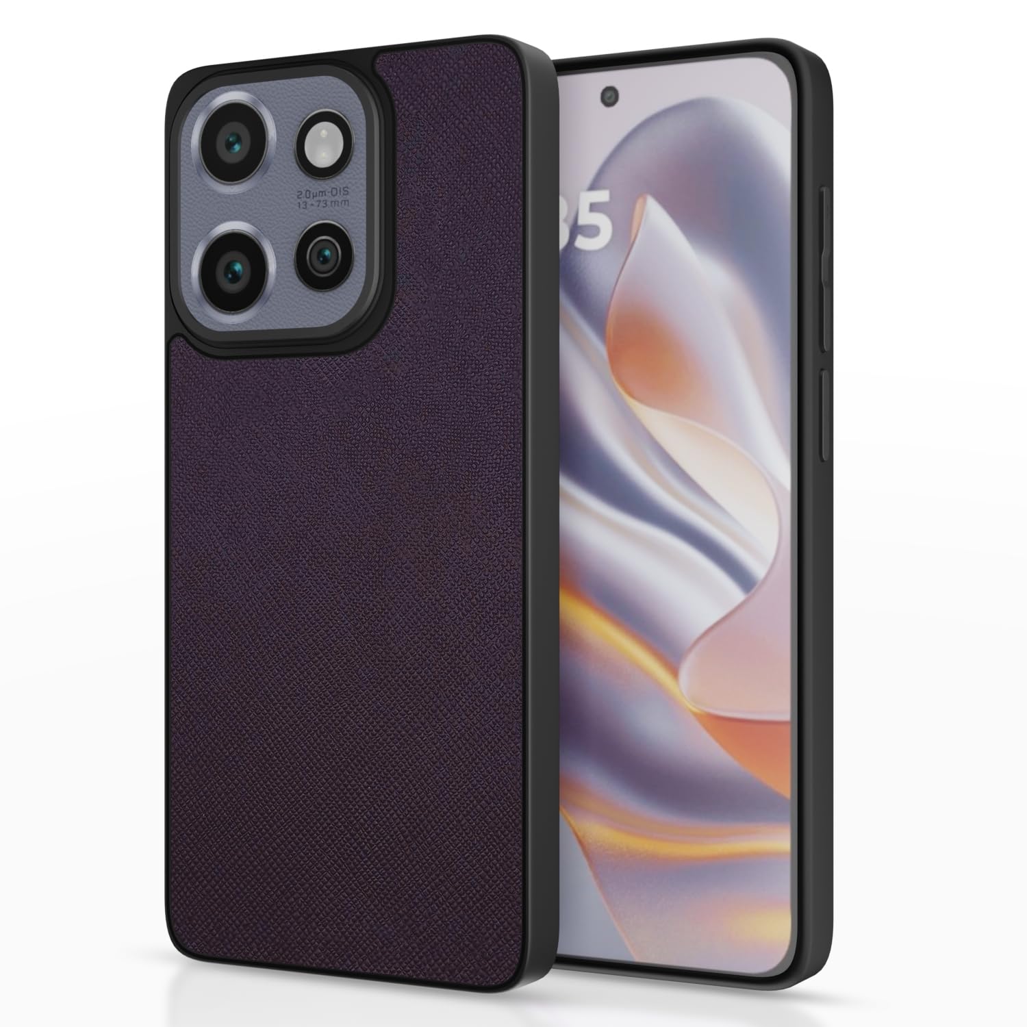 Pikkme Moto Edge 50 Neo 5G Leatherback cherry mobile back cover