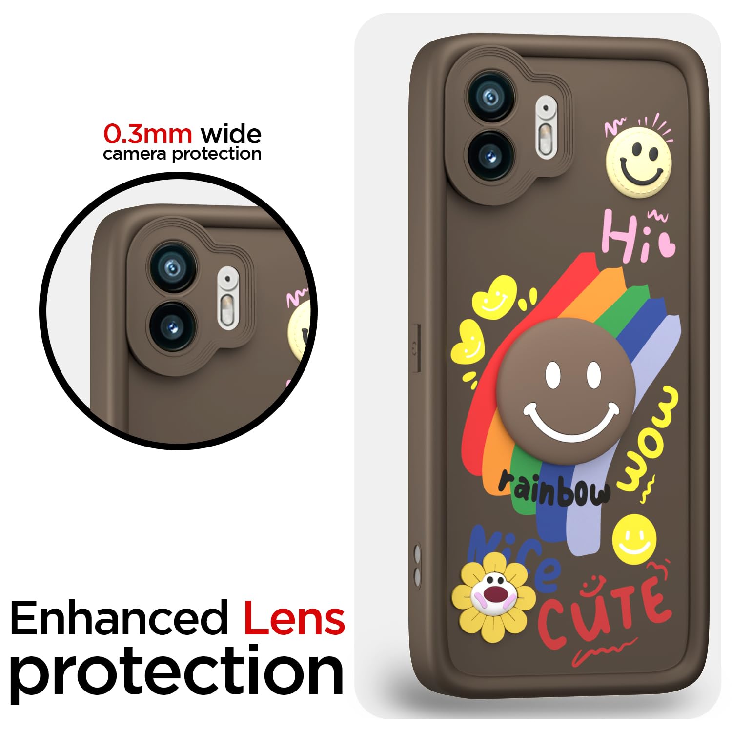 Pikkme Nothing Phone 2 brown mobile cover – photo 5