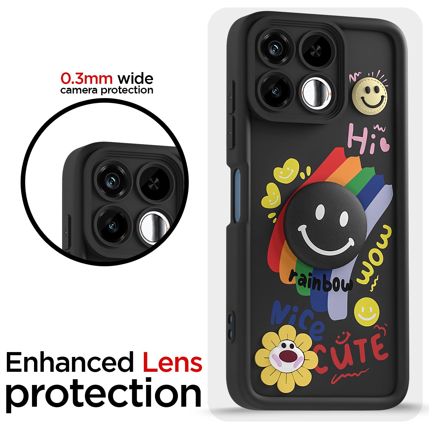 Realme 16T 5G back cover in black by Pikkme – photo 5