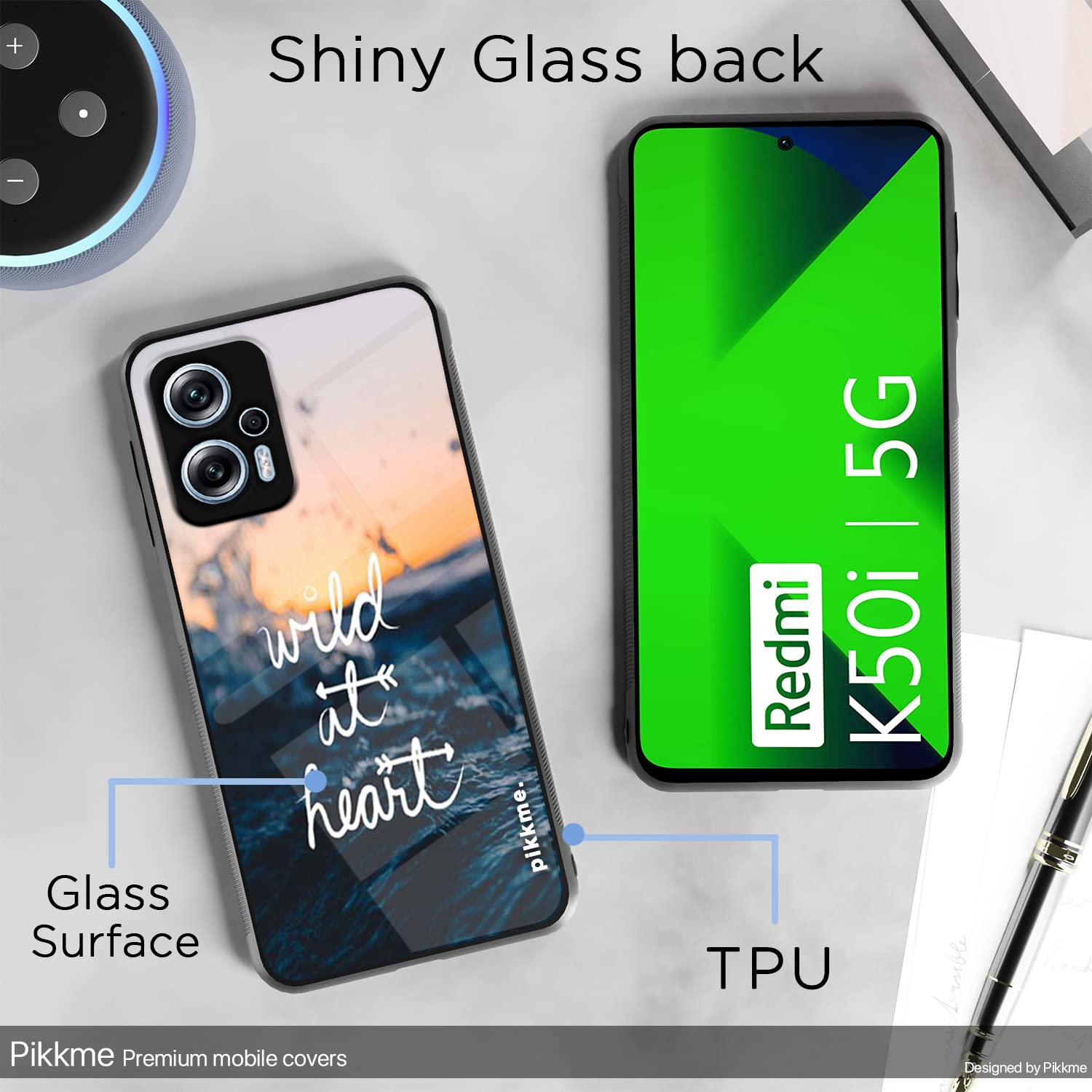 Redmi K50i 5G mobile back cover by Pikkme – photo 3