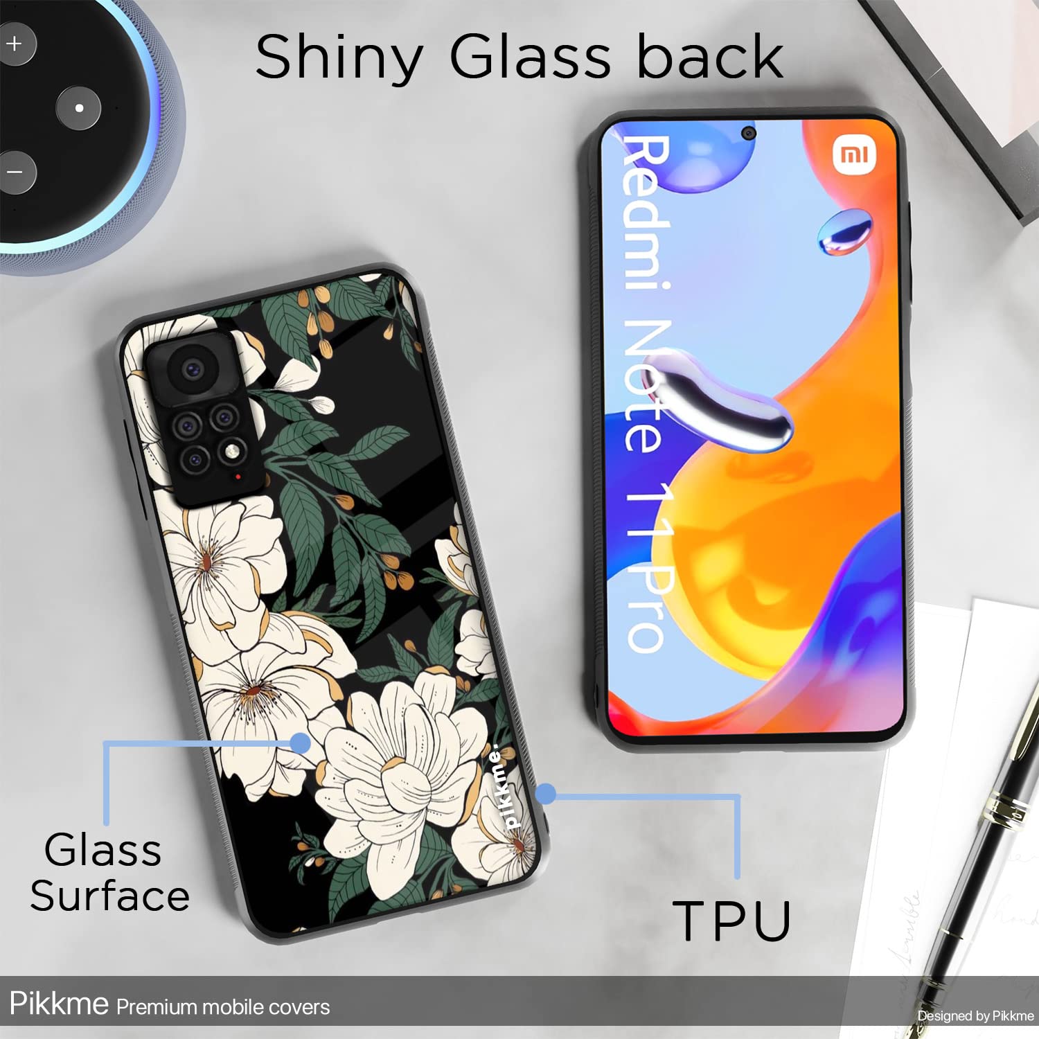 Pikkme Redmi Note 11 Pro/Note 11 Pro Plus 5G Flower back cover – photo 3