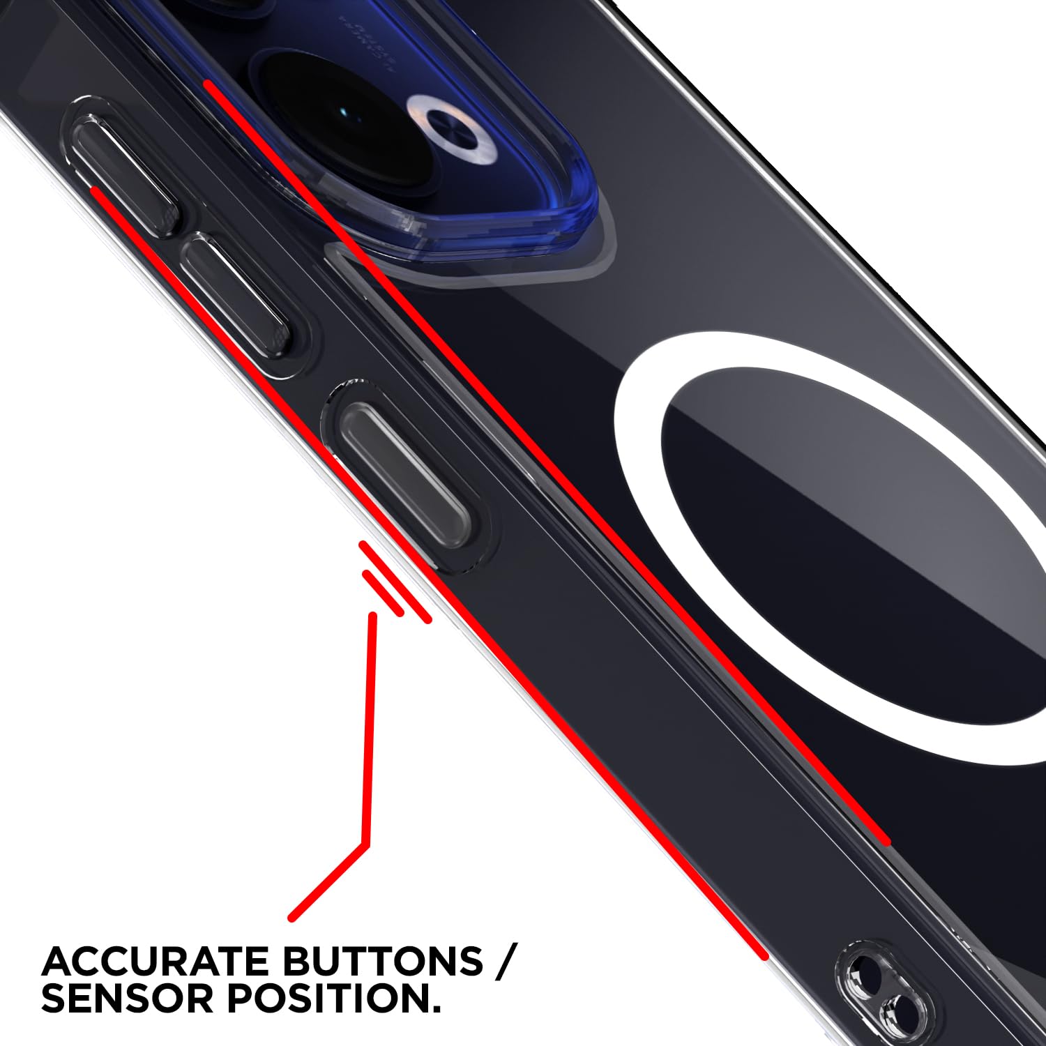 Pikkme Oppo Reno 13 5G transparent mag-safe back cover – photo 6