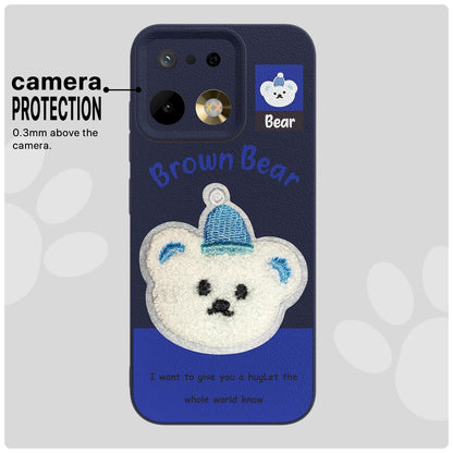 Realme 16 Pro 5G Plush Patch back cover in blue by Pikkme – photo 6