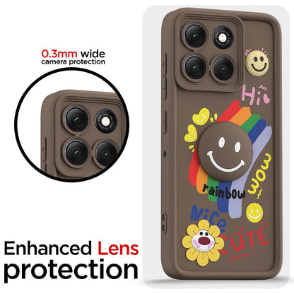 Pikkme Moto G86 Power 5G brown mobile back cover – photo 5