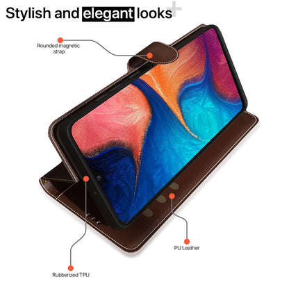Brown & coffee Magnetic flip case for Samsung A30/A20/M10s – Pikkme – photo 3