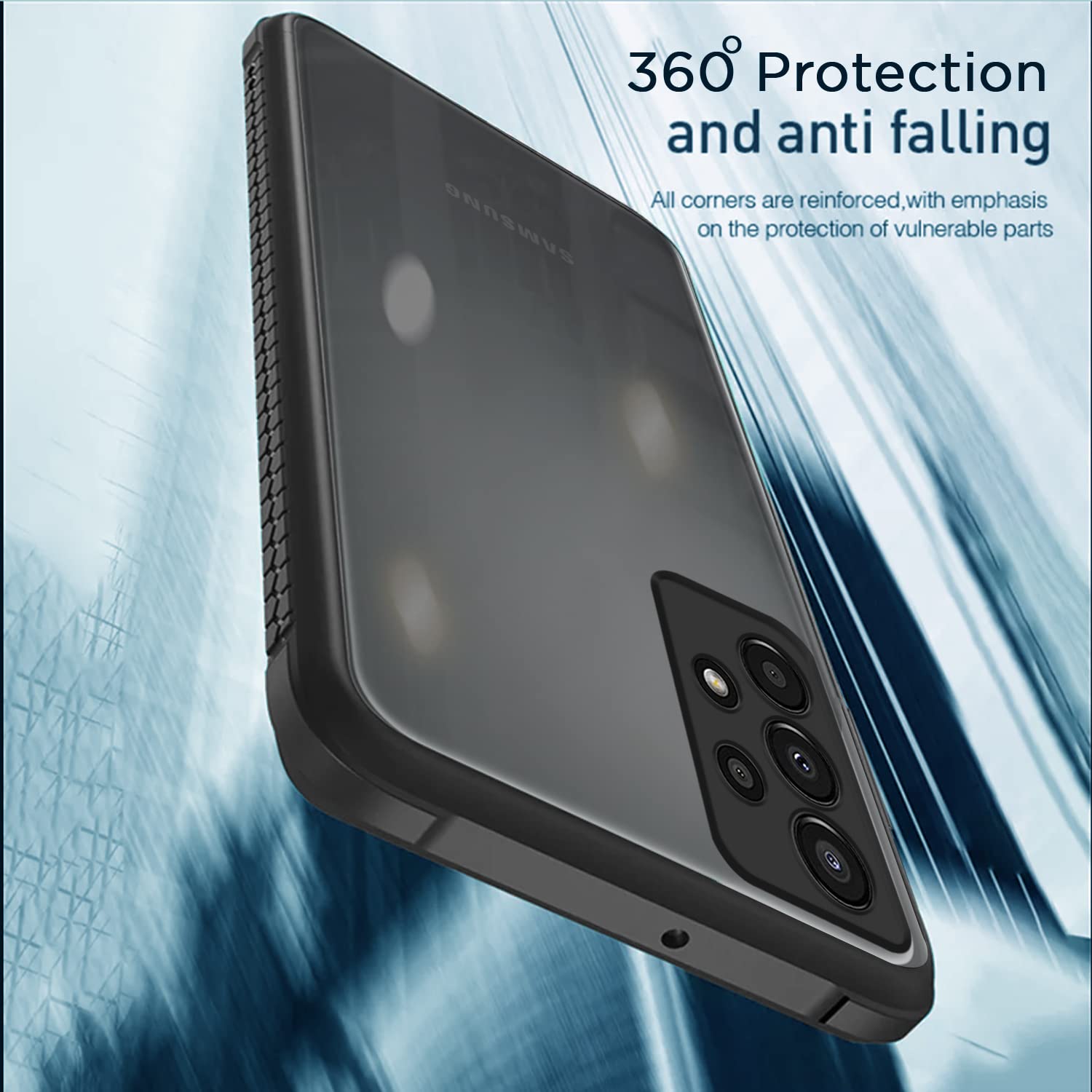 Pikkme black Clear mobile back cover for Samsung A53 5G – photo 2