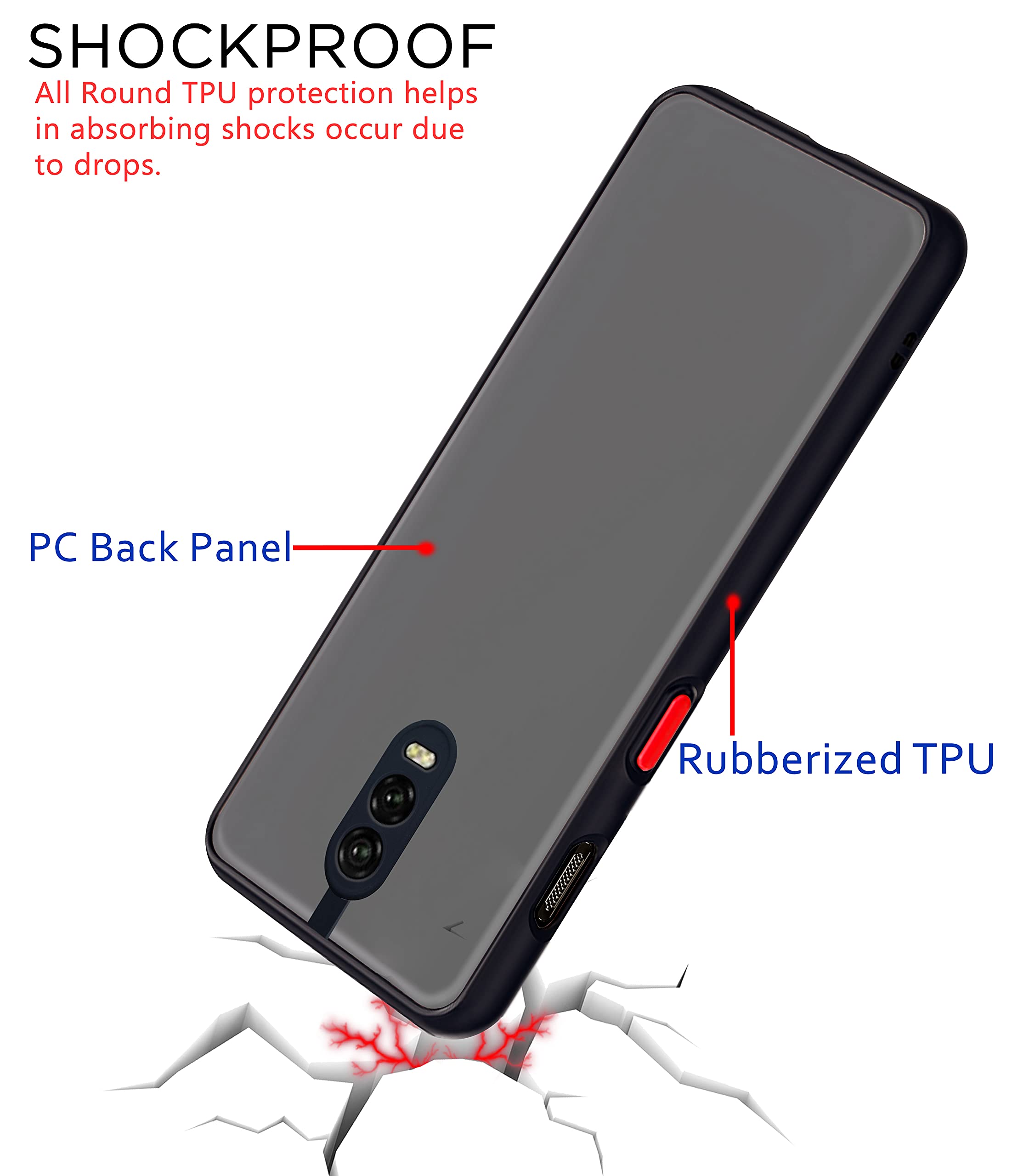 Pikkme black mobile back cover for OnePlus 6T – photo 4