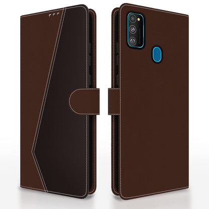 Pikkme brown & coffee flip cover for Samsung M30s/M21/M21 (2021)