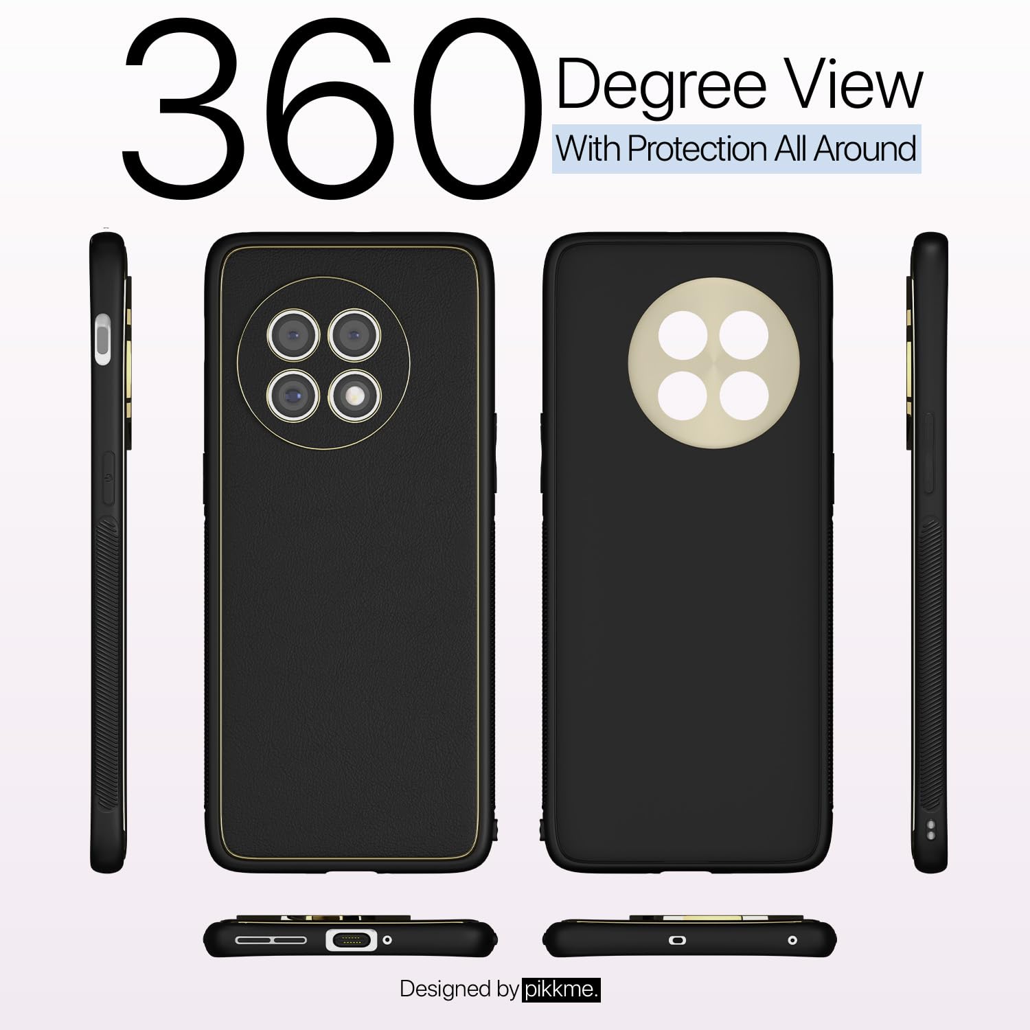 Pikkme OnePlus 11R 5G Chrome black phone cover – photo 3
