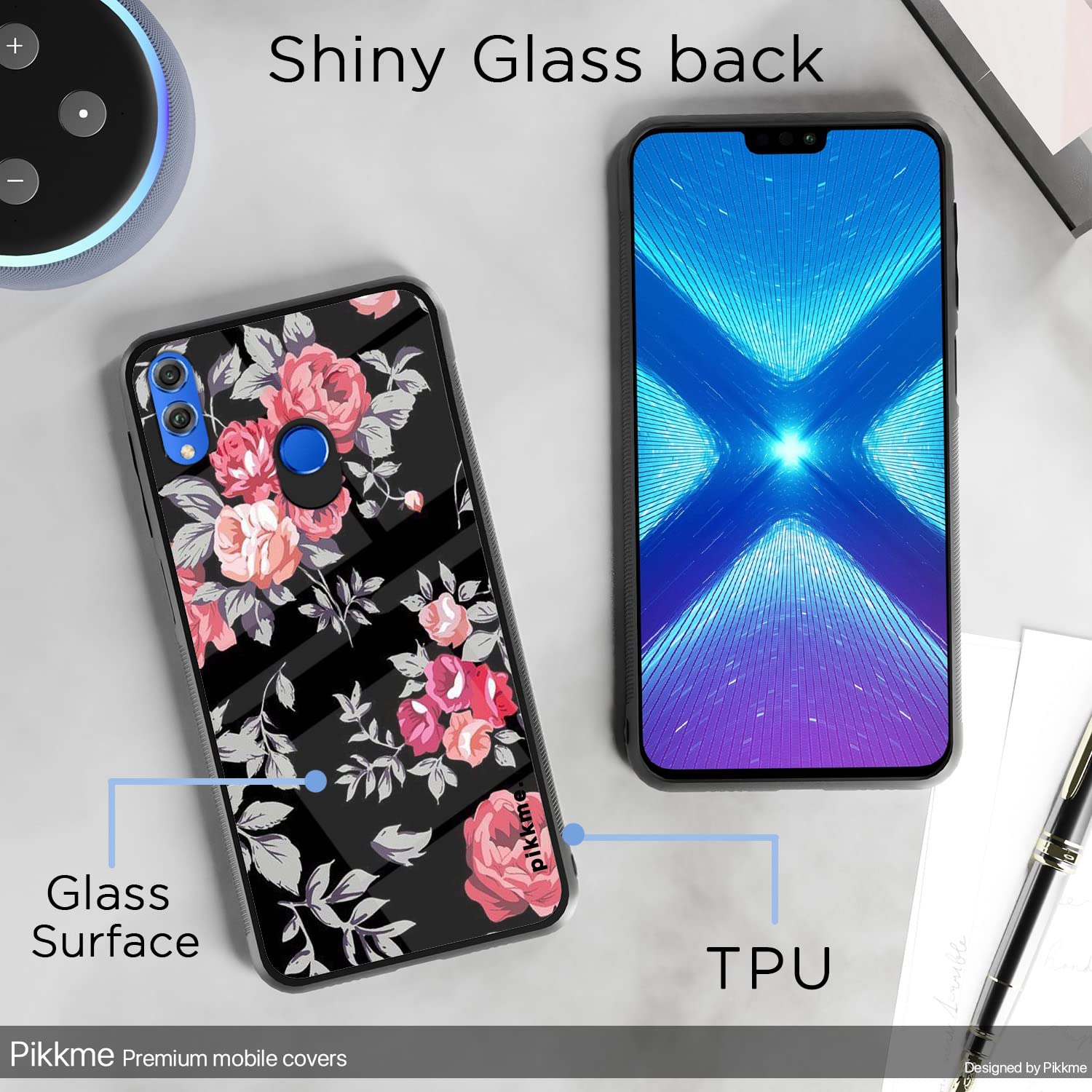Honor 8X Flower mobile back cover by Pikkme – photo 3