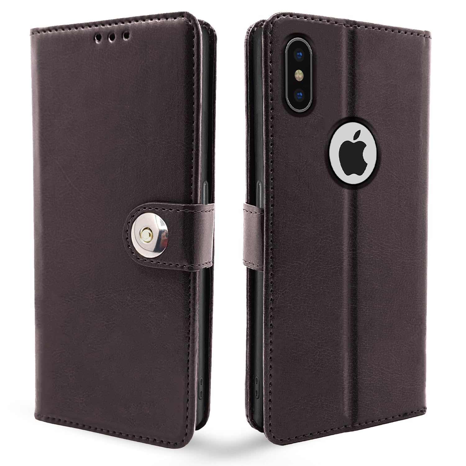 Pikkme iPhone X/XS coffee flip case
