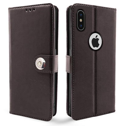 Pikkme iPhone X/XS coffee flip case