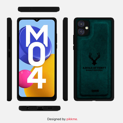 Pikkme blue Leather mobile back cover for Samsung M04 – photo 3