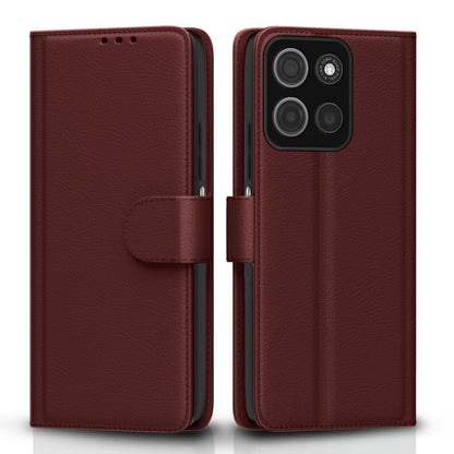 Pikkme brown Wallet flip cover for Moto G15