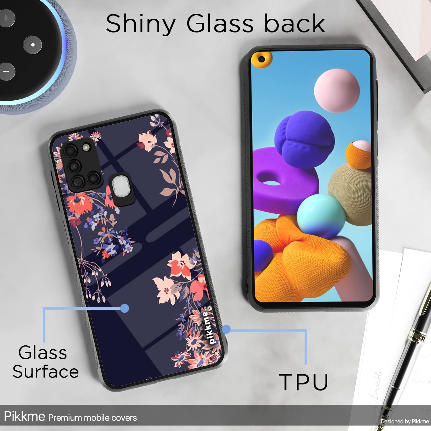 Pikkme Samsung A21s Flower back cover – photo 3