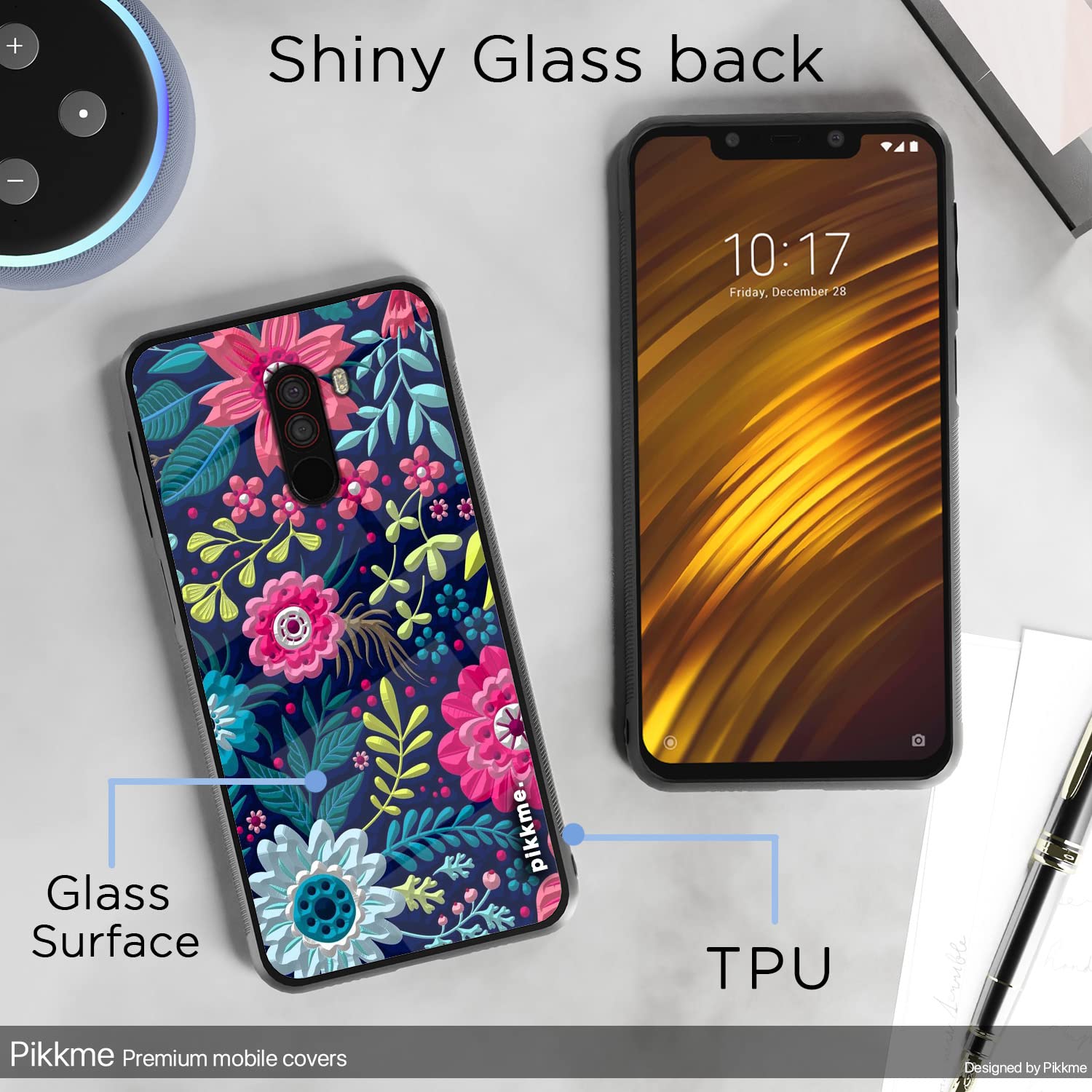 Flower Mobile back cover for Poco F1 – Pikkme – photo 3