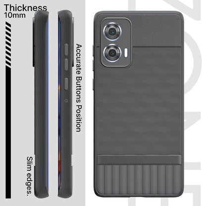 Moto Moto Edge 50 Fusion/G96 5G Silicone back cover in grey by Pikkme – photo 3