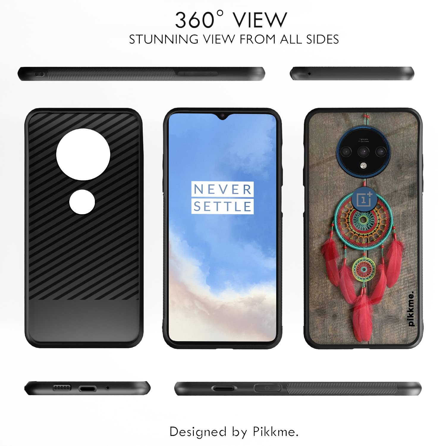 Pikkme Flower back cover for OnePlus 7T – photo 2