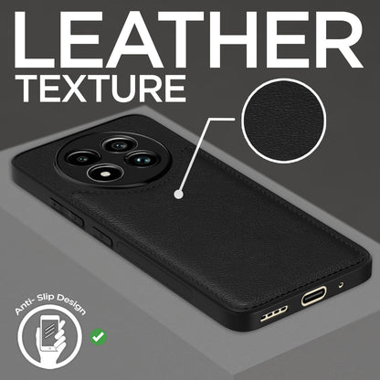 Pikkme Realme 13 Pro / 13 Pro Plus 5G Leatherback Back Case | Black