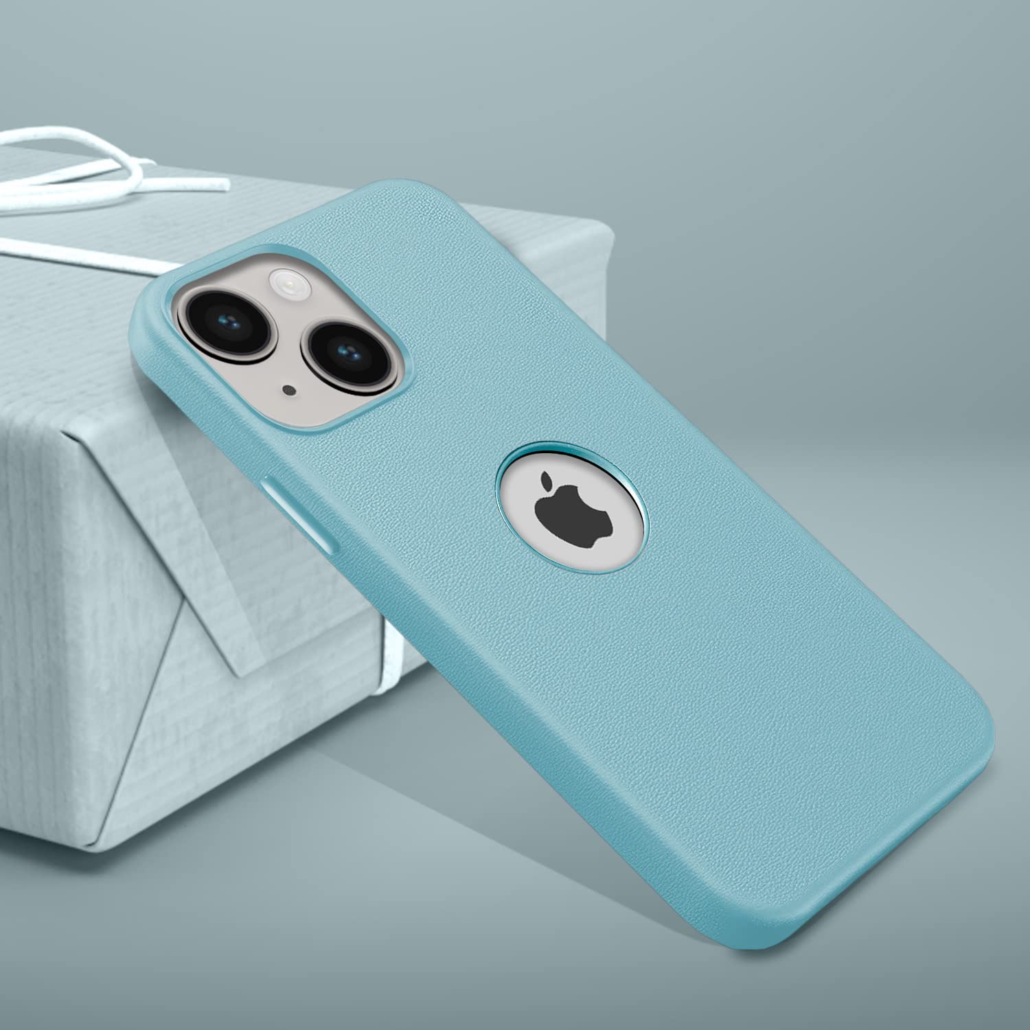 Sky blue mobile back cover for iPhone 14 – Pikkme – photo 6