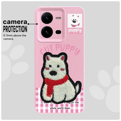Pink Plush Patch mobile cover for Vivo V25 5G – Pikkme – photo 6