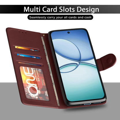 Pikkme Realme 15T/Narzo 90 5G Wallet brown wallet flip cover – photo 5
