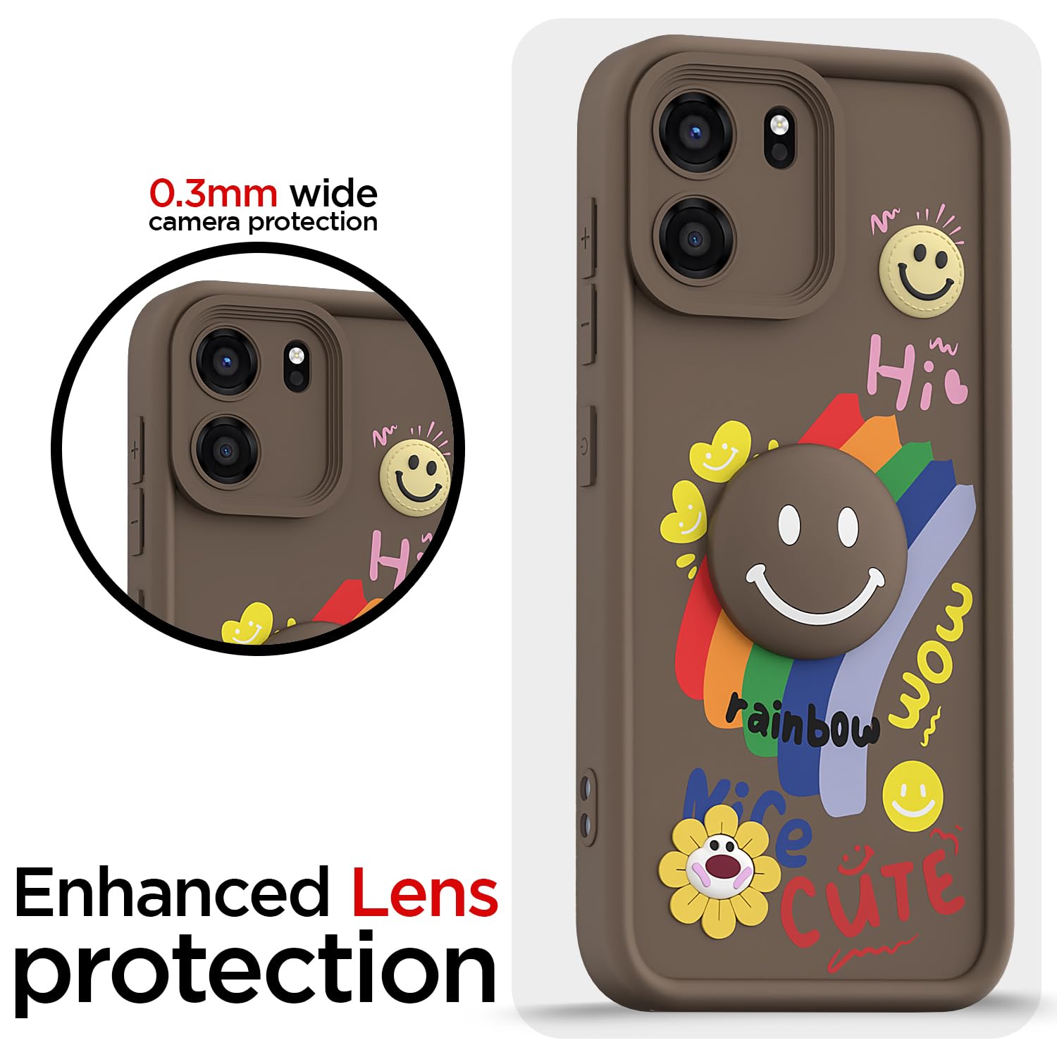 Brown back cover for OnePlus Nord CE 6 5G – Pikkme – photo 5