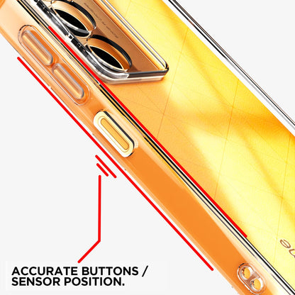 Pikkme Realme P3x 5G  PC + TPU Clear Transparent Back Cover (Transparent)