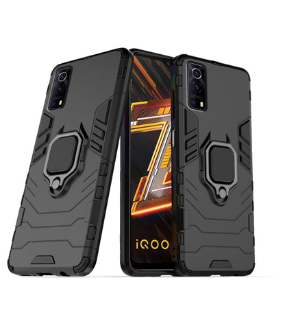 Pikkme black back cover for iQOO Z3 5G