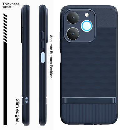 Pikkme Realme P4 Lite 4G Silicone blue back cover – photo 3