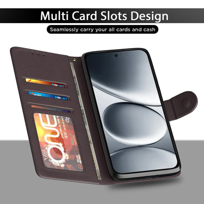 Pikkme Redmi Note 15 Pro 5G coffee wallet flip cover – photo 5
