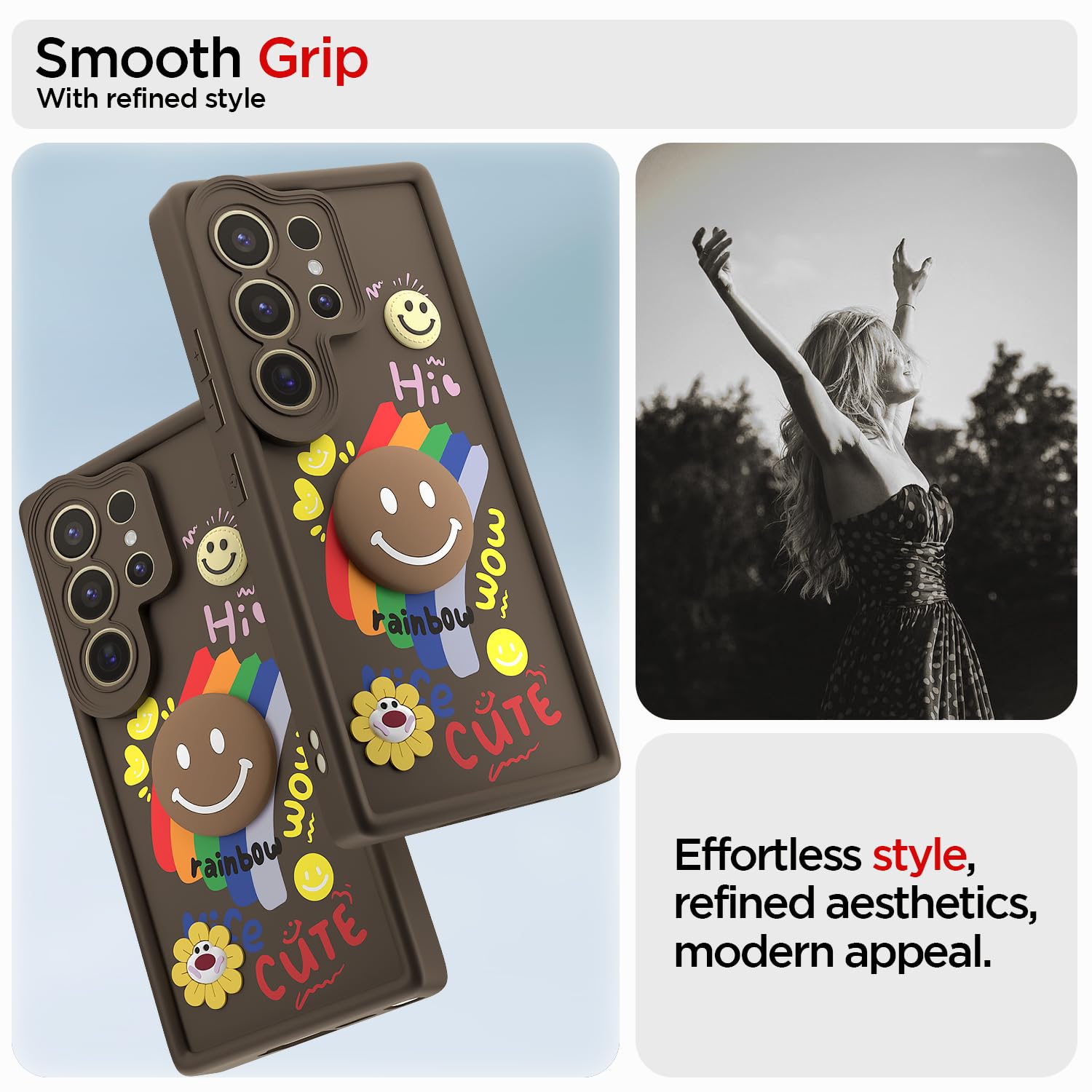 Brown phone cover for Samsung S25 Ultra 5G – Pikkme – photo 2