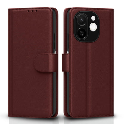 Tecno Spark 30C 5G flip cover in brown by Pikkme