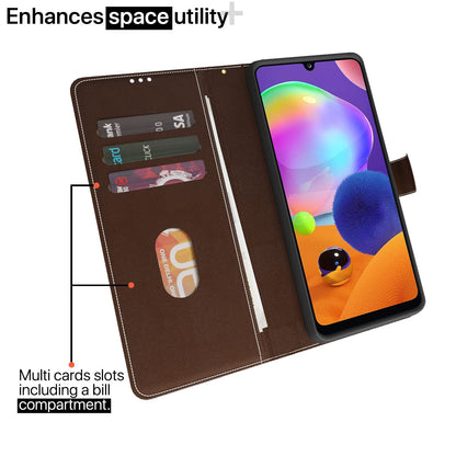 Pikkme brown & coffee Magnetic mobile flip cover for Samsung A31 – photo 2