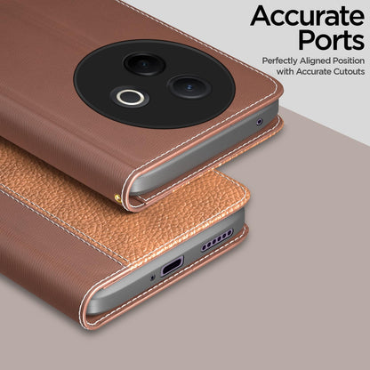 Pikkme tan Wallet mobile flip cover for Vivo Y39 5G – photo 2