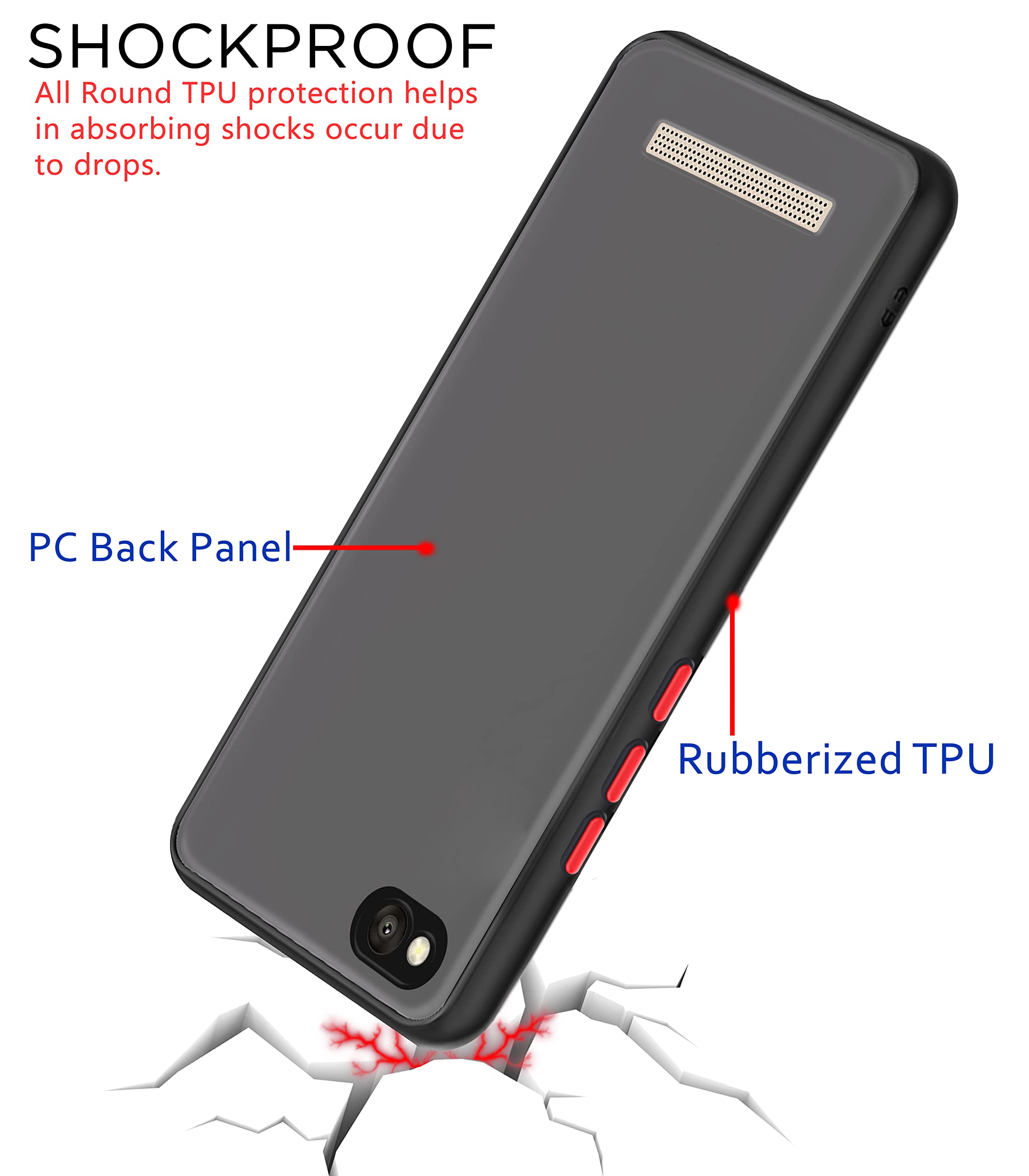 Pikkme black mobile cover for Redmi 4A – photo 4