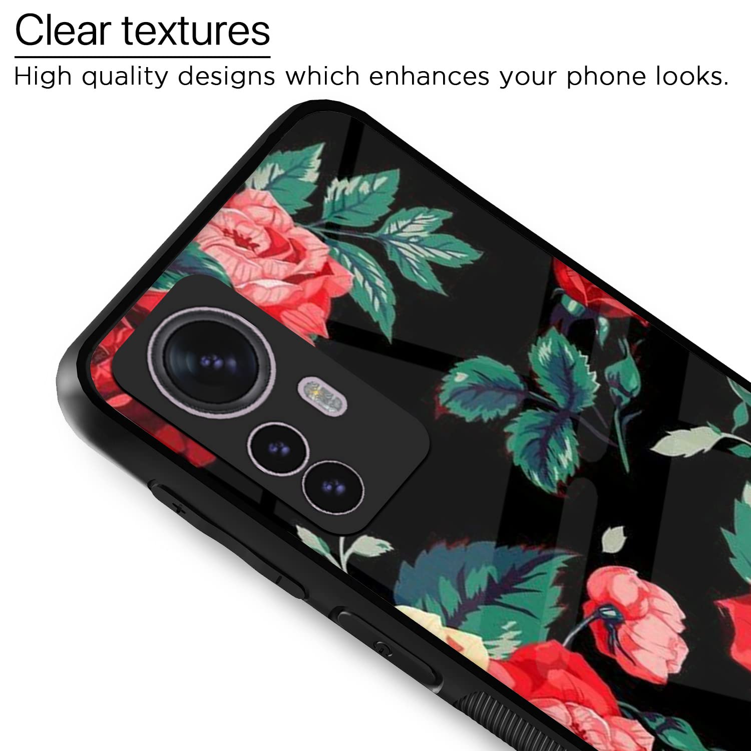 Mi 12 Pro 5G Flower phone cover by Pikkme – photo 4