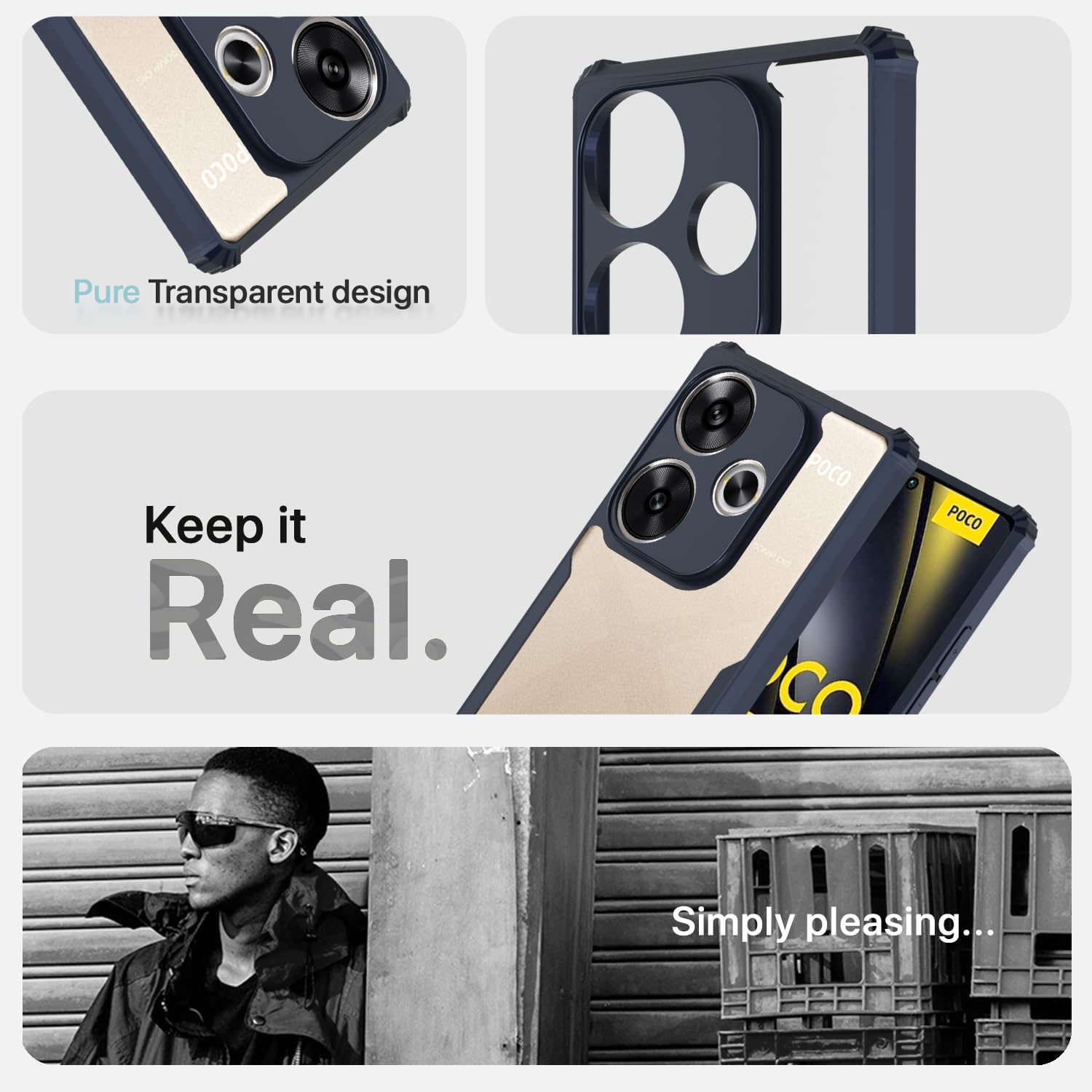 Pikkme blue mobile cover for Poco F6 5G – photo 4